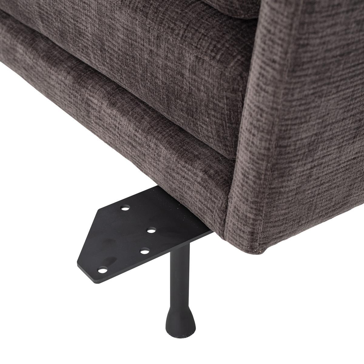 Grade Straight sofa - / 3 seats - L 294 cm / Fabric by Bloomingville Grey – image 7