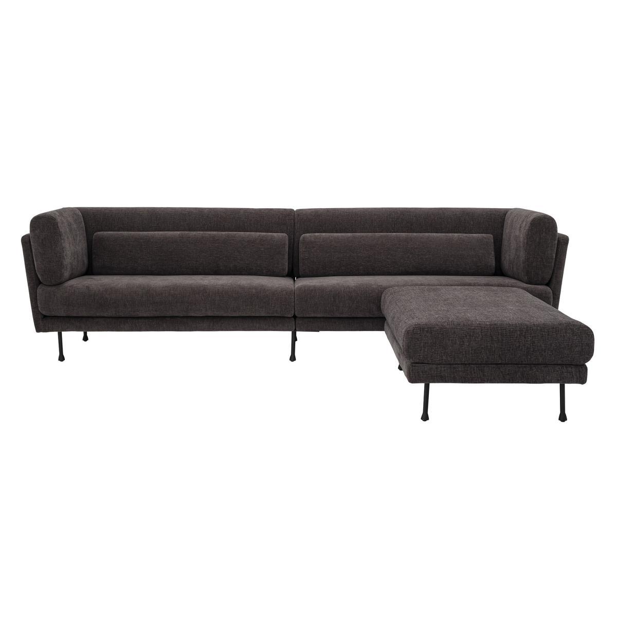 Grade Straight sofa - / 3 seats - L 294 cm / Fabric by Bloomingville Grey – image 8