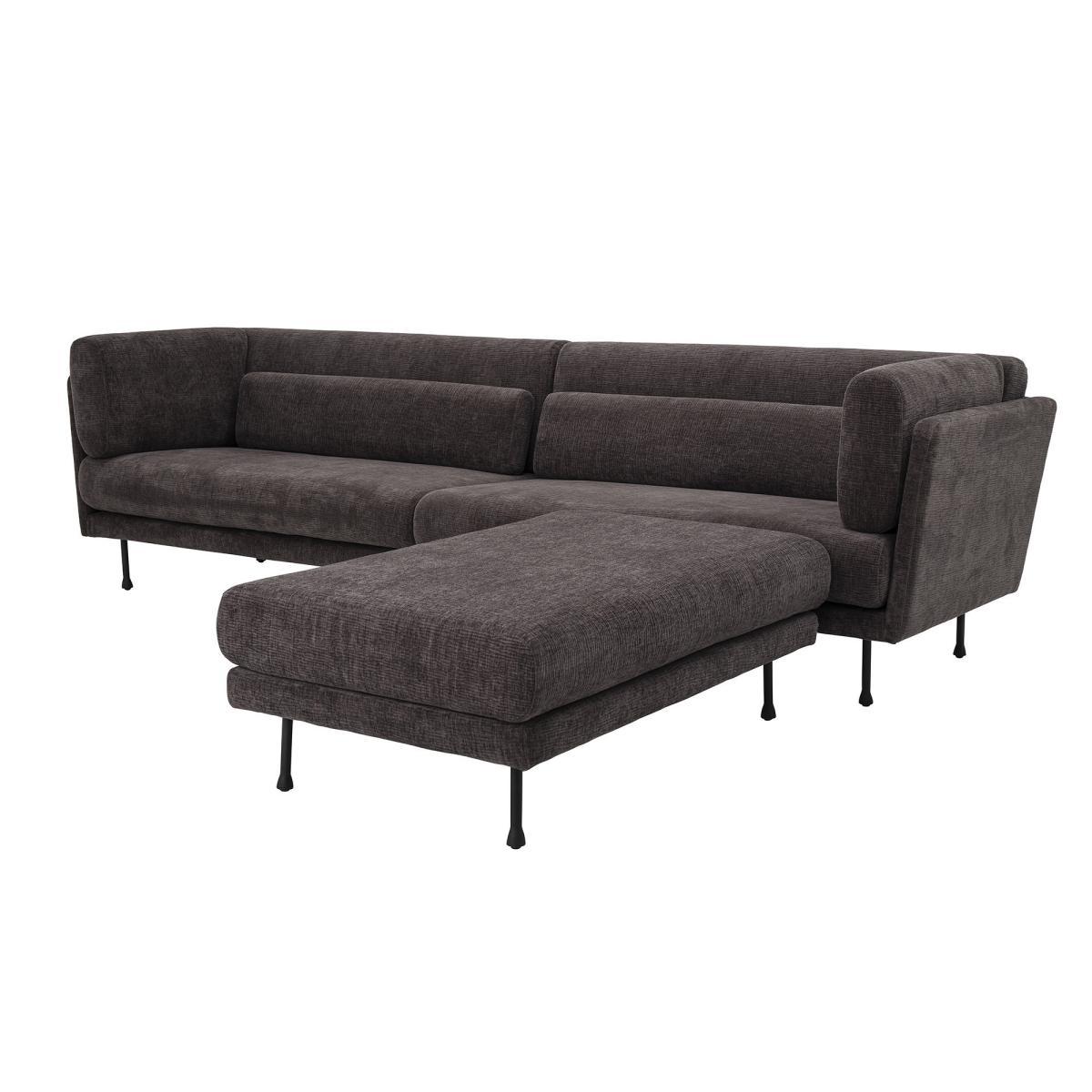 Grade Straight sofa - / 3 seats - L 294 cm / Fabric by Bloomingville Grey – image 10