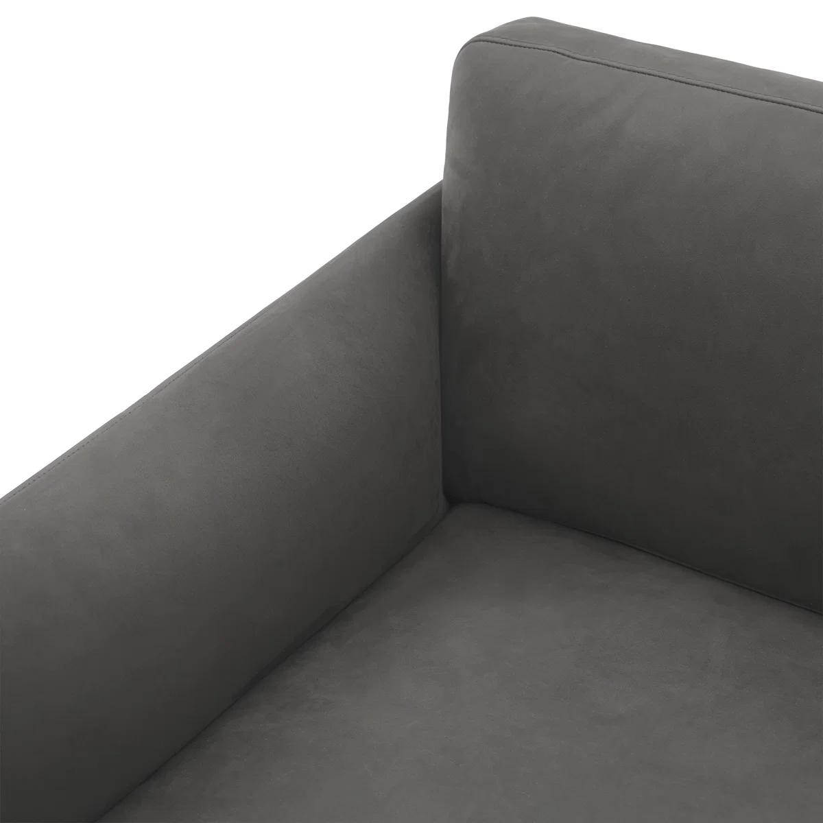Muuto Outline 3-seater sofa leather Grace leather Camel-black legs – image 2