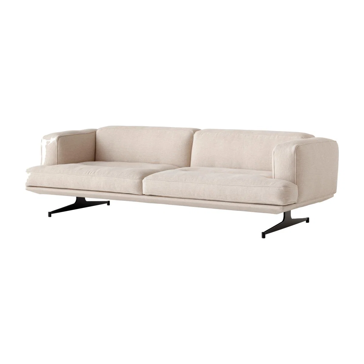 &Tradition Inland AV23 3-seater sofa Clay 0011-warm black – image 1