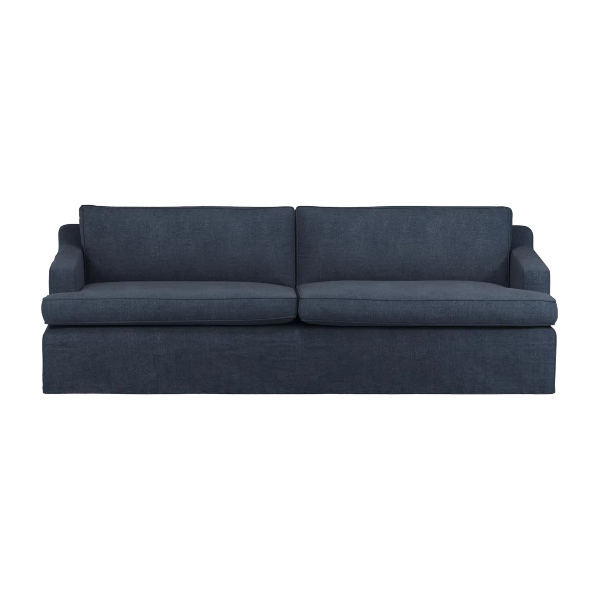 Linen Loose Cover for Beale 3-Seater Sofa - Petrol – image 1
