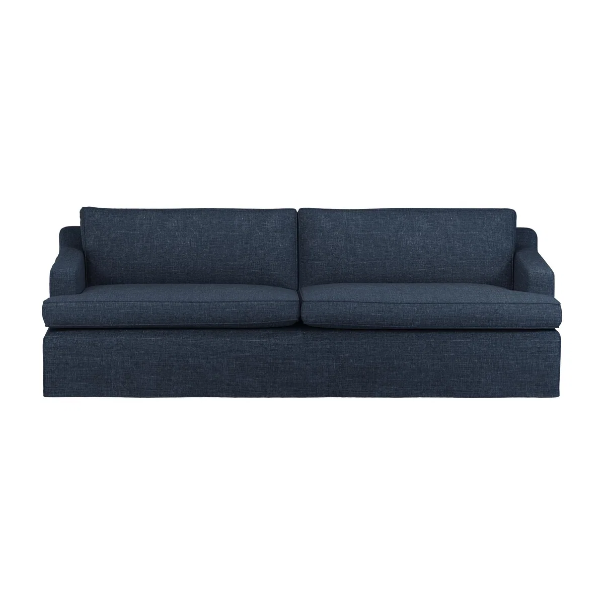 Linen Loose Cover for Beale 3-Seater Sofa - Midnight Blue – image 1