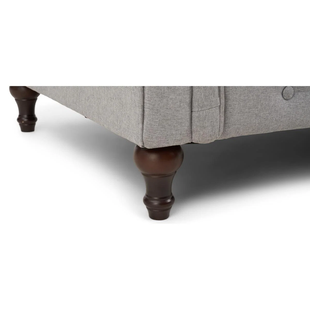 Calama Grey Linen 3 Seater Sofa – image 13