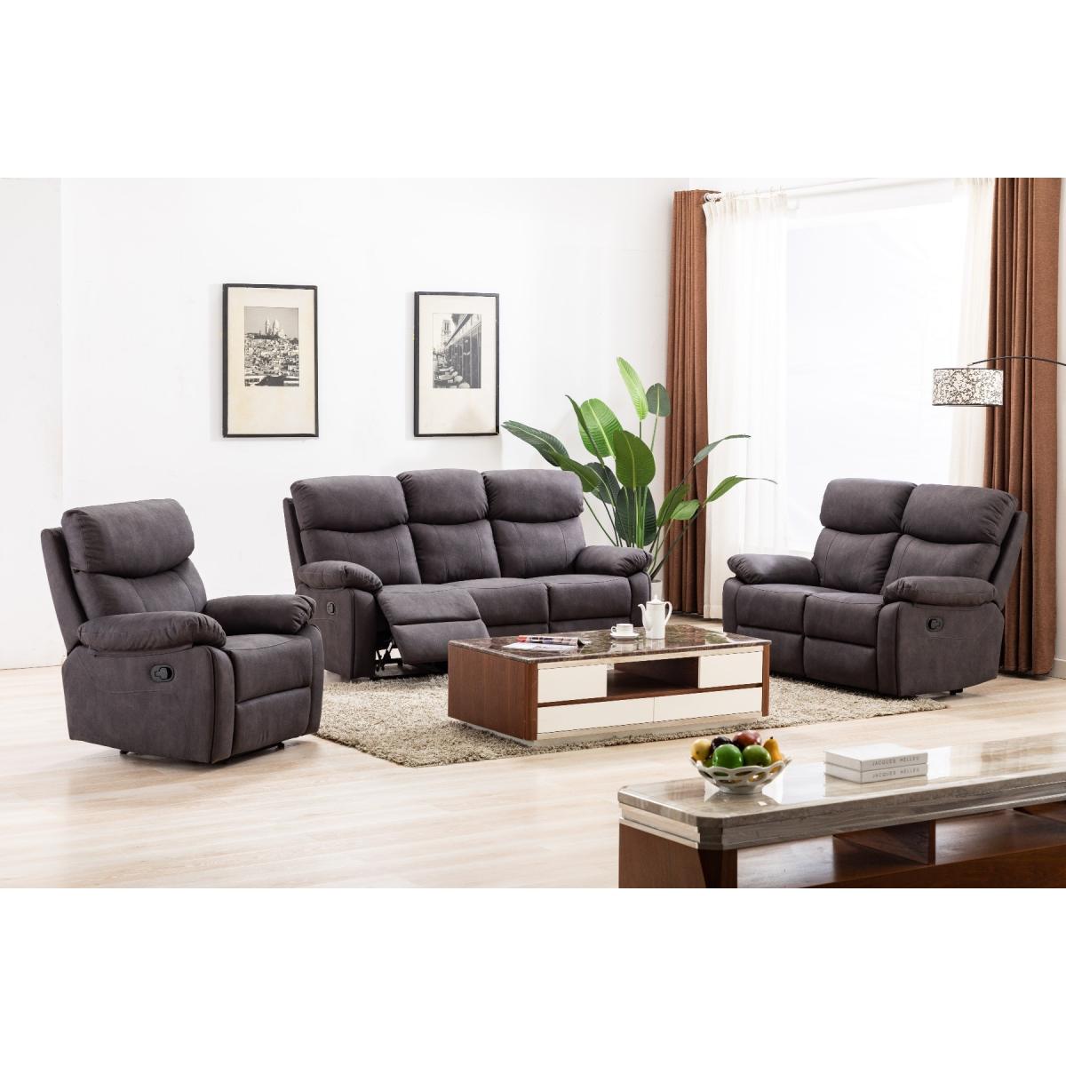 Padstow Grey 3 Seater Sofa – image 2