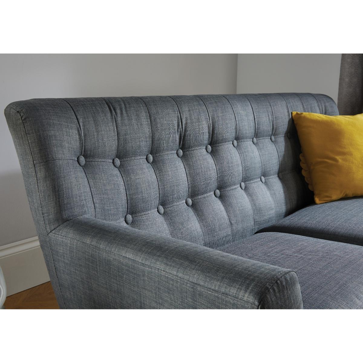 Griffin Grey 3 Seater Sofa – image 4