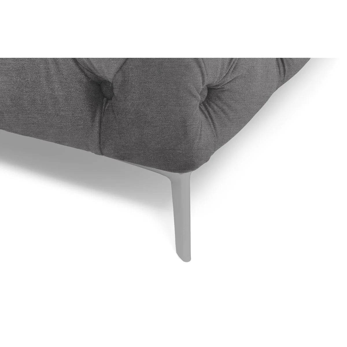 Amara Grey Linen 3 Seater Sofa – image 11