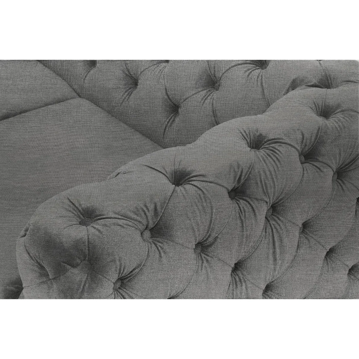Amara Grey Linen 3 Seater Sofa – image 9