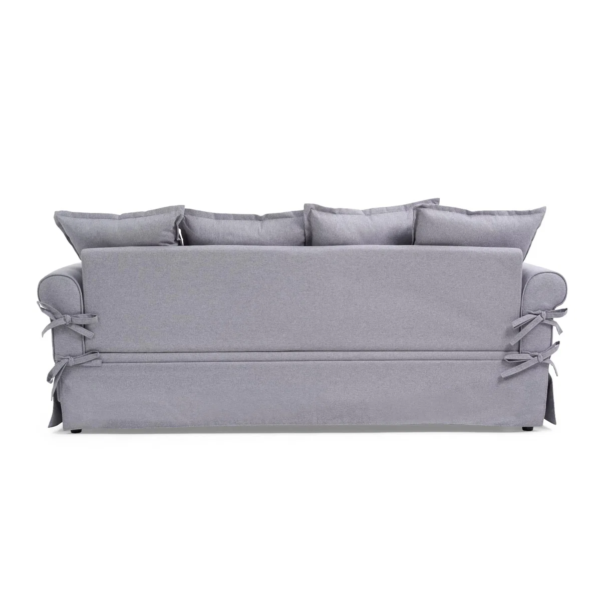 Clement Grey Linen 3 Seater Sofa – image 8