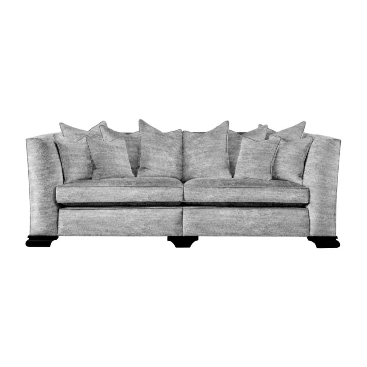 Duresta Hermitage Modena Scatter Back Grand Split Sofa / Monument Grey