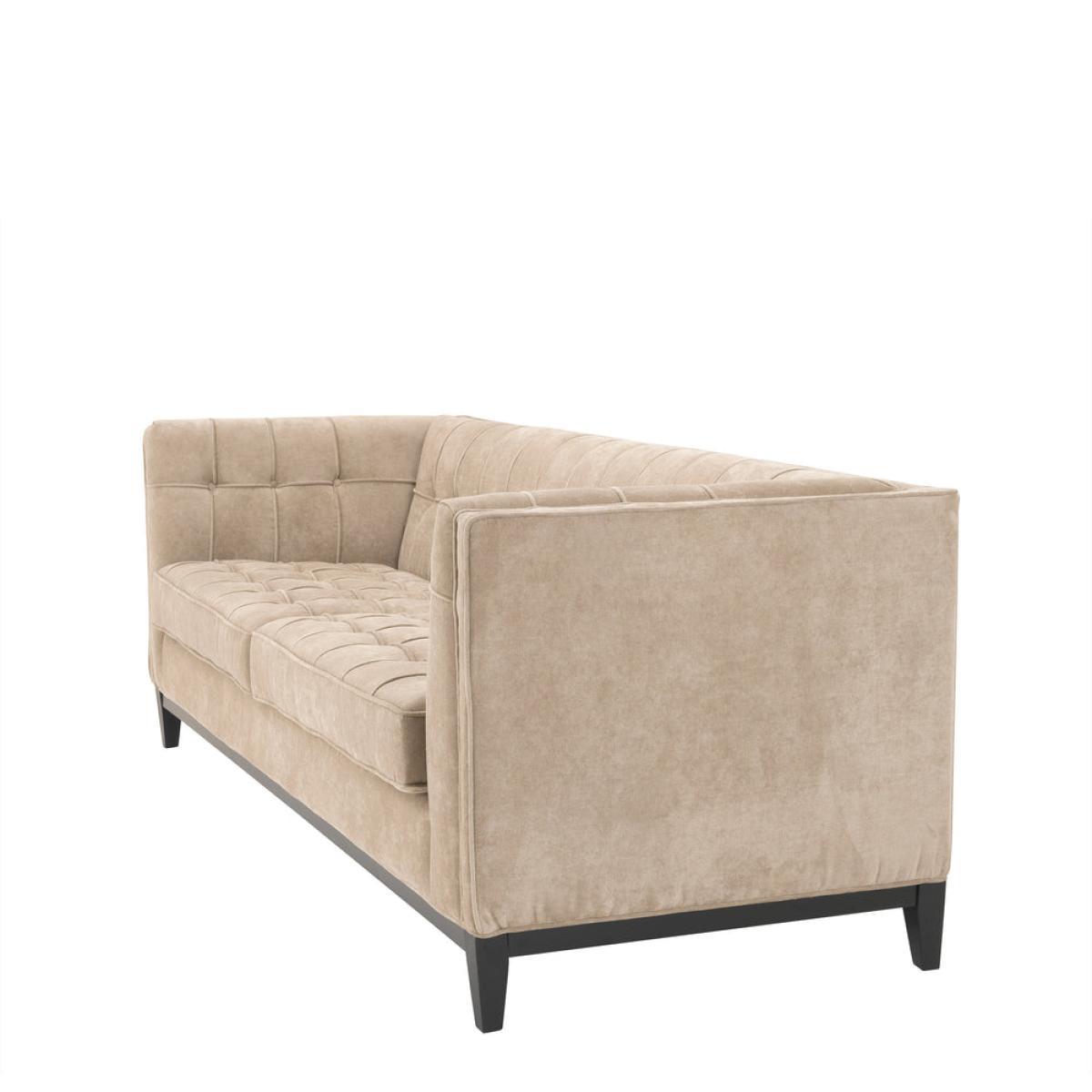 Eichholtz Aldgate Sofa Greige Velvet – image 2