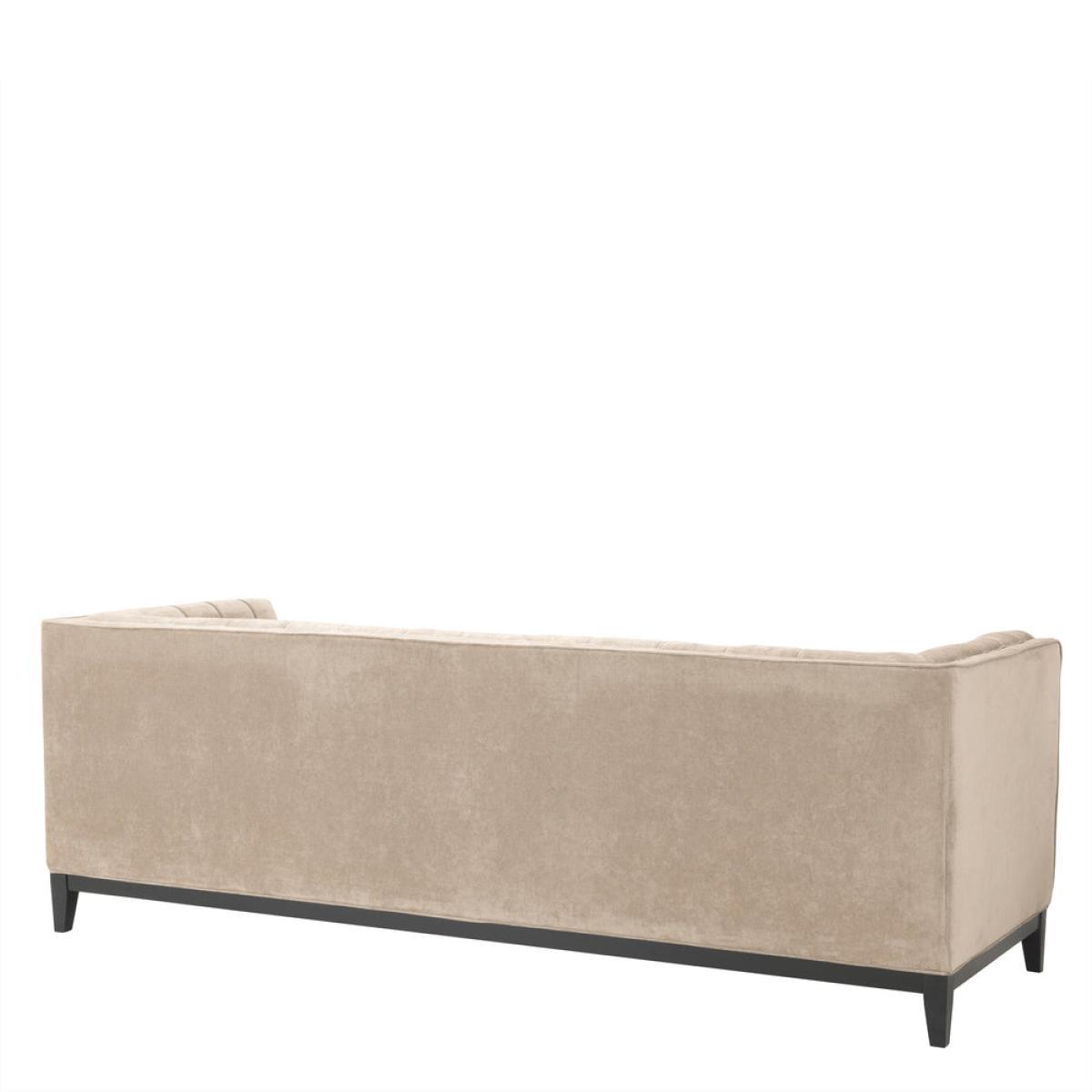 Eichholtz Aldgate Sofa Greige Velvet – image 3