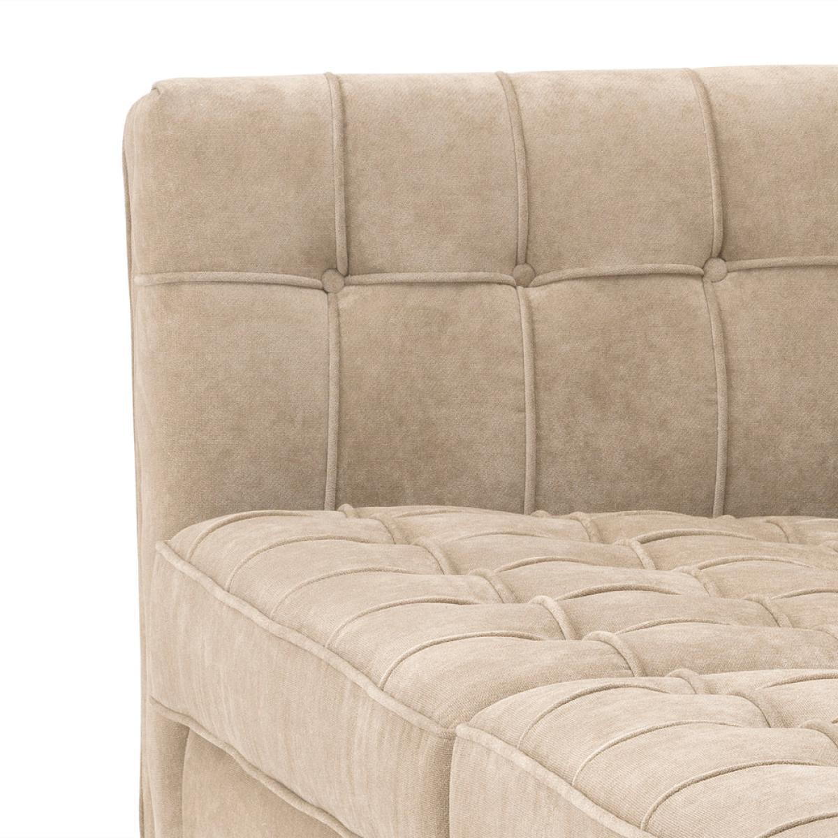 Eichholtz Aldgate Sofa Greige Velvet – image 5