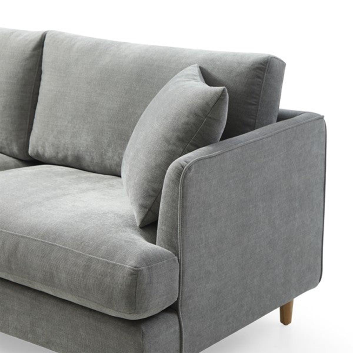 Tommy Franks Kendal 3-Seater Sofa in Seville Pebble Grey – image 3