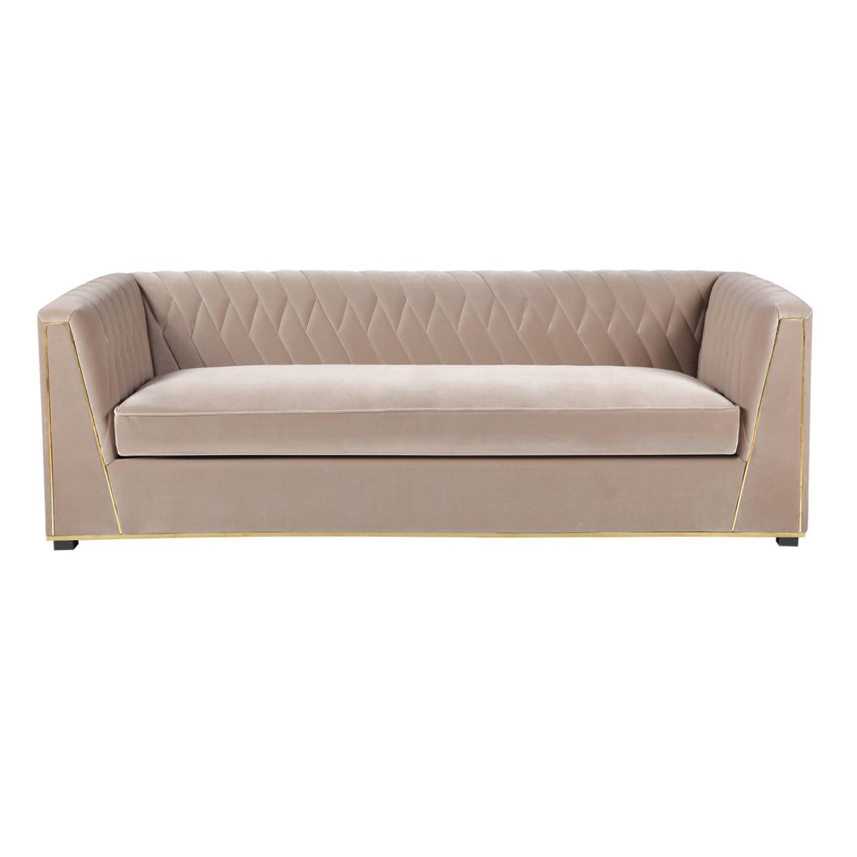 Liang & Eimil Klein 3 Seater Sofa Baxter Mink Velvet – image 2