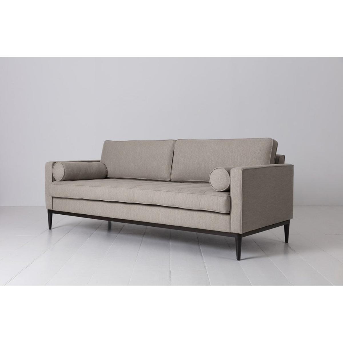 Swyft Model 02 Linen 3 Seater Sofa in Pumice – image 2