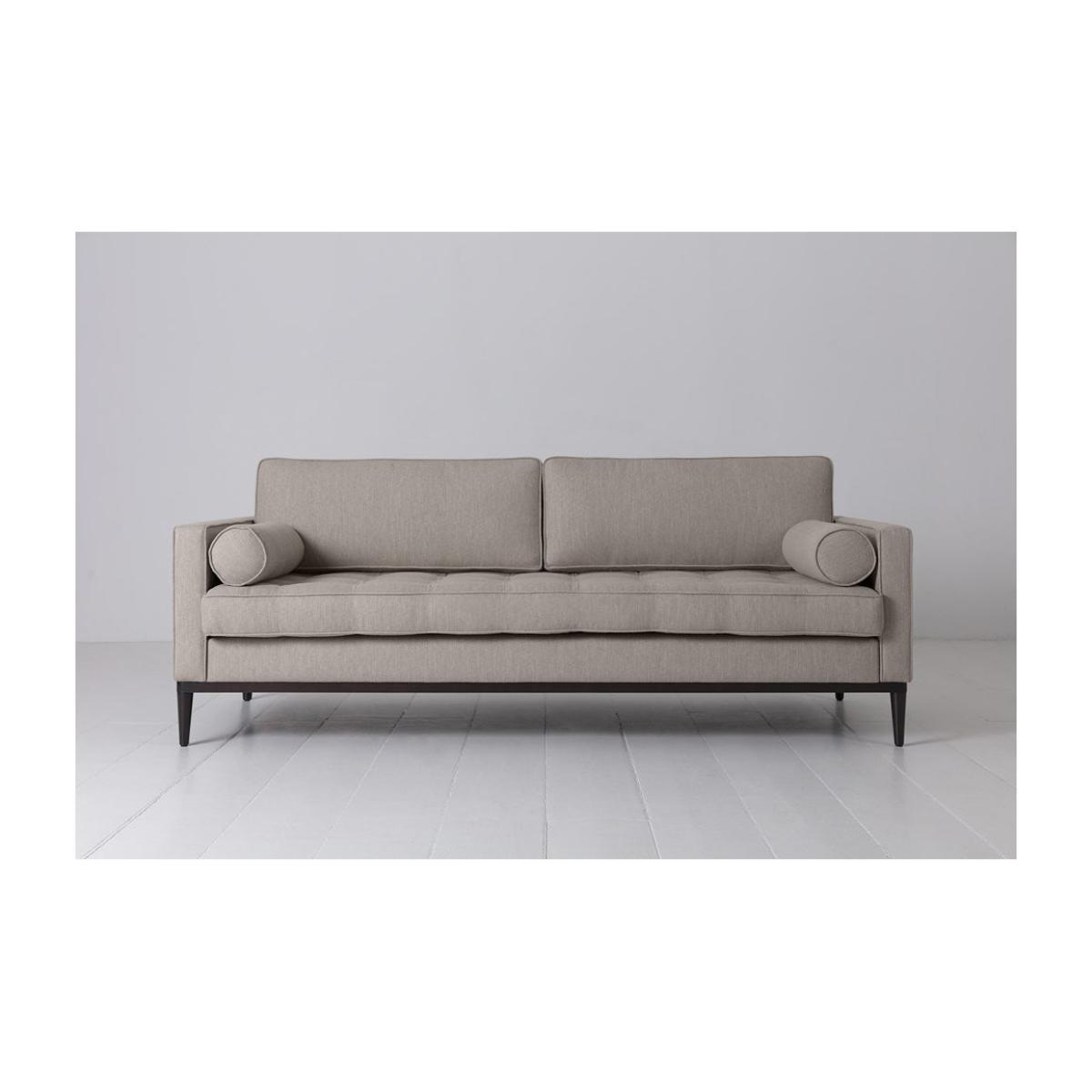 Swyft Model 02 Linen 3 Seater Sofa in Pumice – image 1