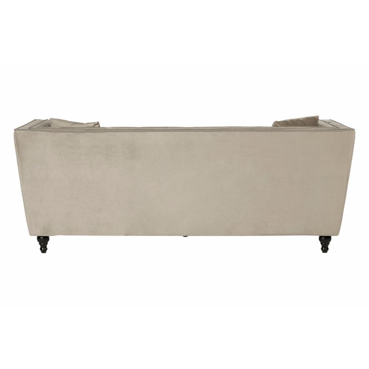 Olivia's Freya Brown Velvet 3 Seater Sofa – image 3