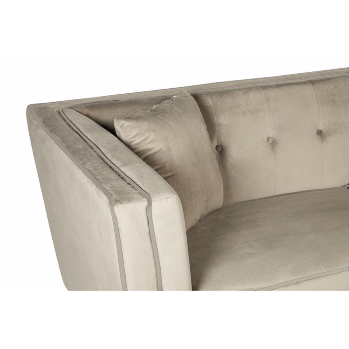Olivia's Freya Brown Velvet 3 Seater Sofa – image 4