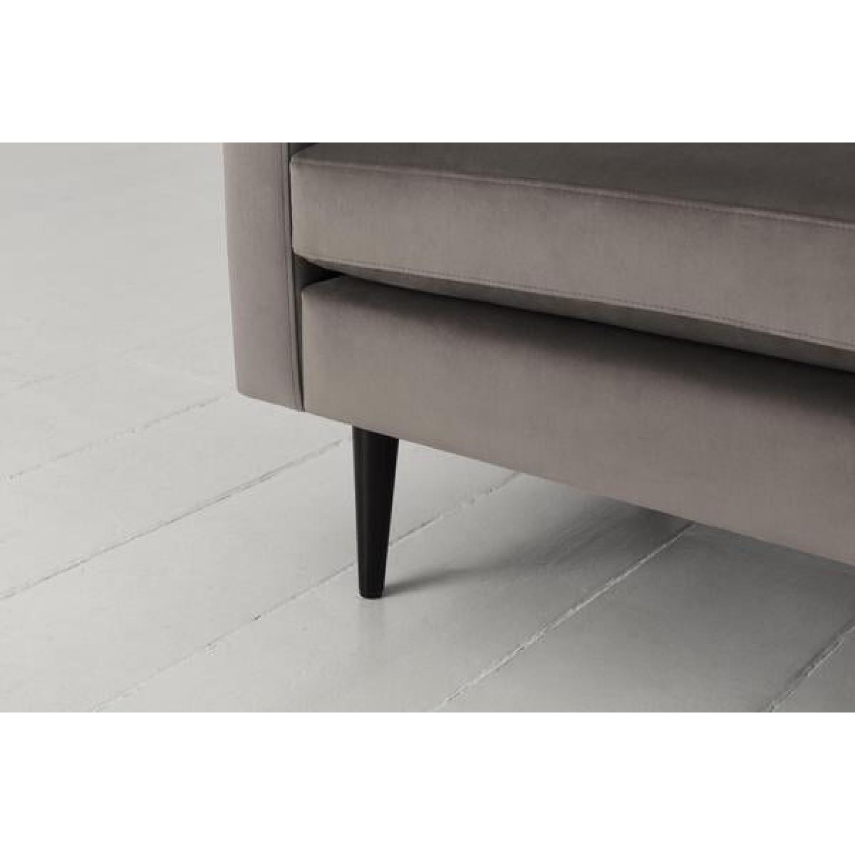 Swyft Model 01 Velvet 3 Seater Sofa in Elephant – image 3