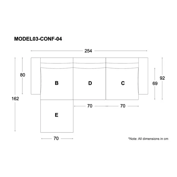 Swyft Model 03 Linen Configuration 4 Sofa in Pumice – image 10