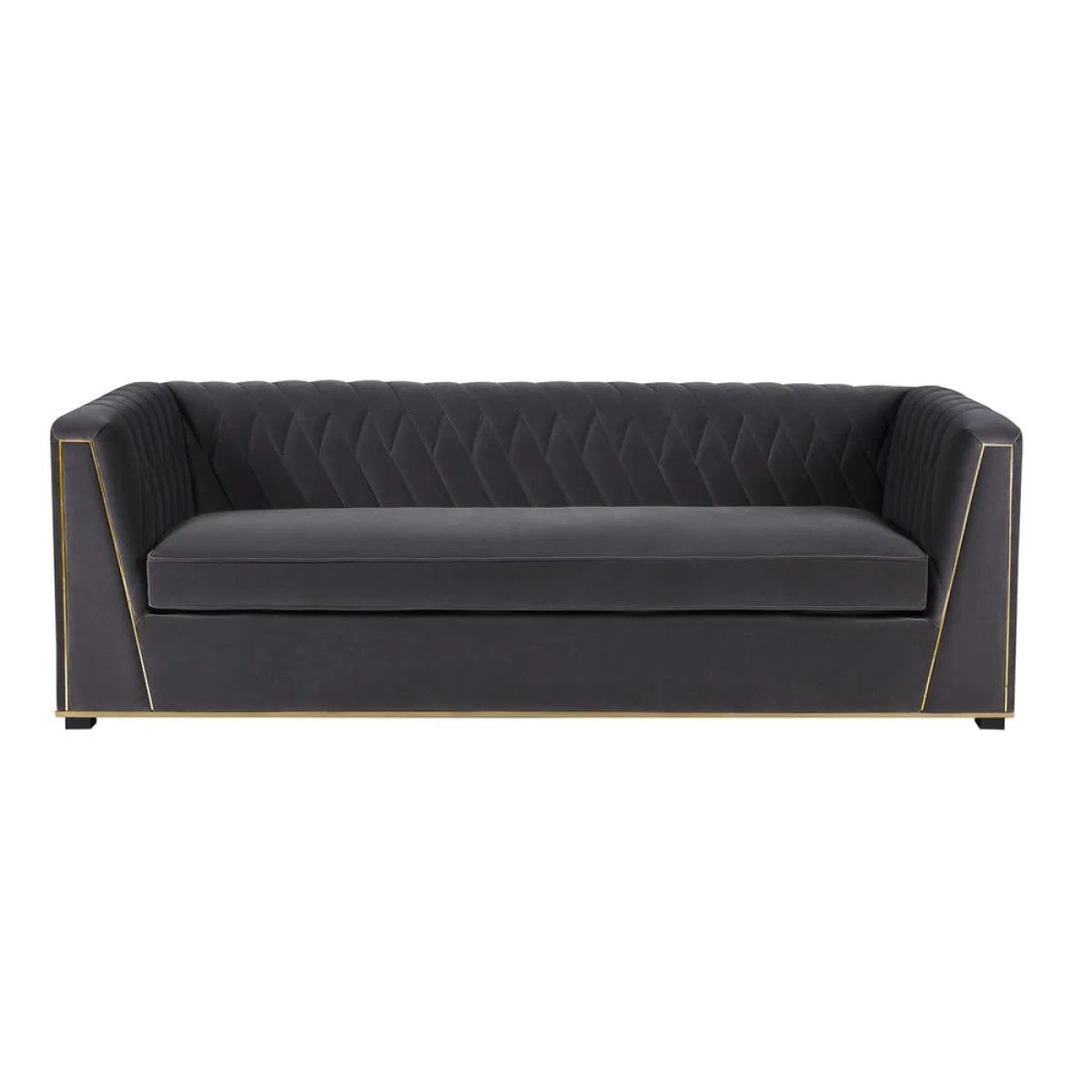 Liang & Eimil Klein Sofa Gainsborough Nickel Grey Velvet – image 2