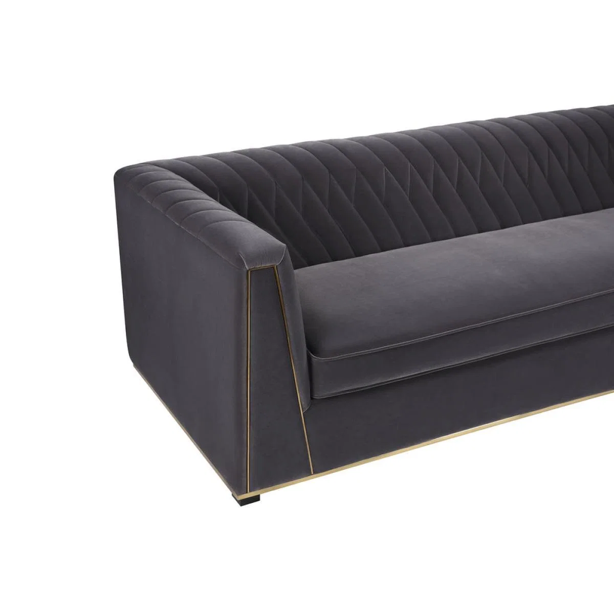 Liang & Eimil Klein Sofa Gainsborough Nickel Grey Velvet – image 3