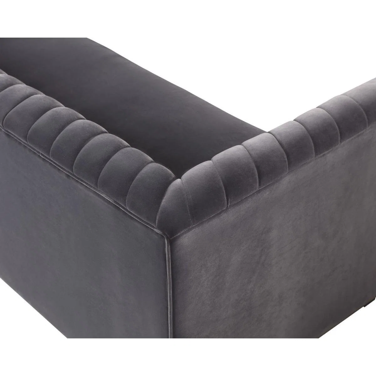 Liang & Eimil Klein Sofa Gainsborough Nickel Grey Velvet – image 4