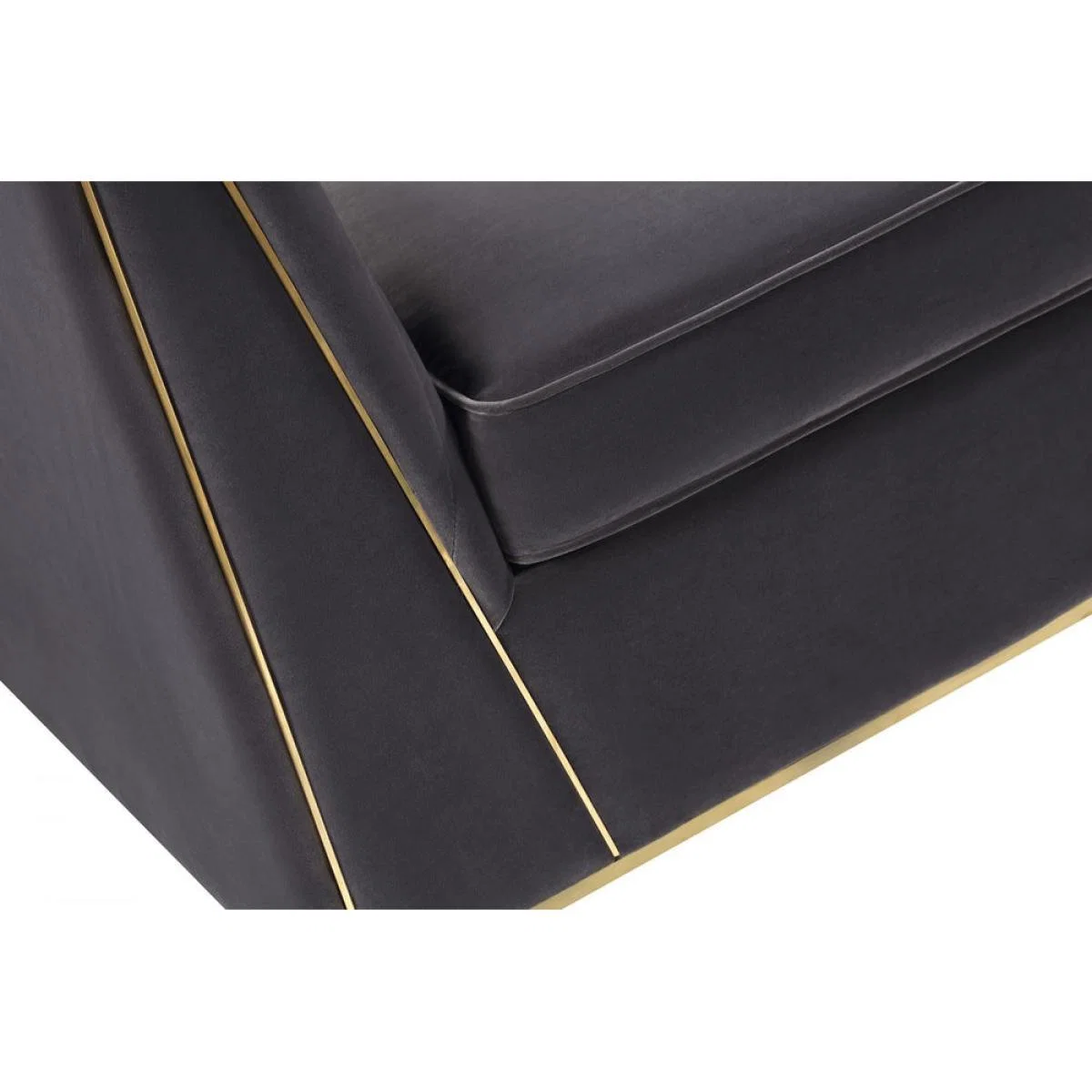 Liang & Eimil Klein Sofa Gainsborough Nickel Grey Velvet – image 5