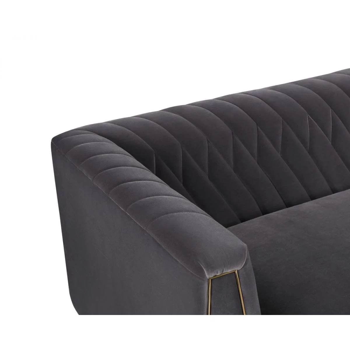 Liang & Eimil Klein Sofa Gainsborough Nickel Grey Velvet – image 6