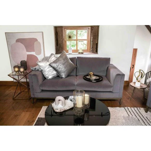 Olivia's Naomi 3 Seater Sofa Placido Nickel – image 3
