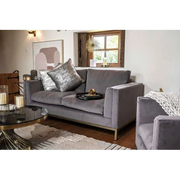 Olivia's Naomi 3 Seater Sofa Placido Nickel – image 4