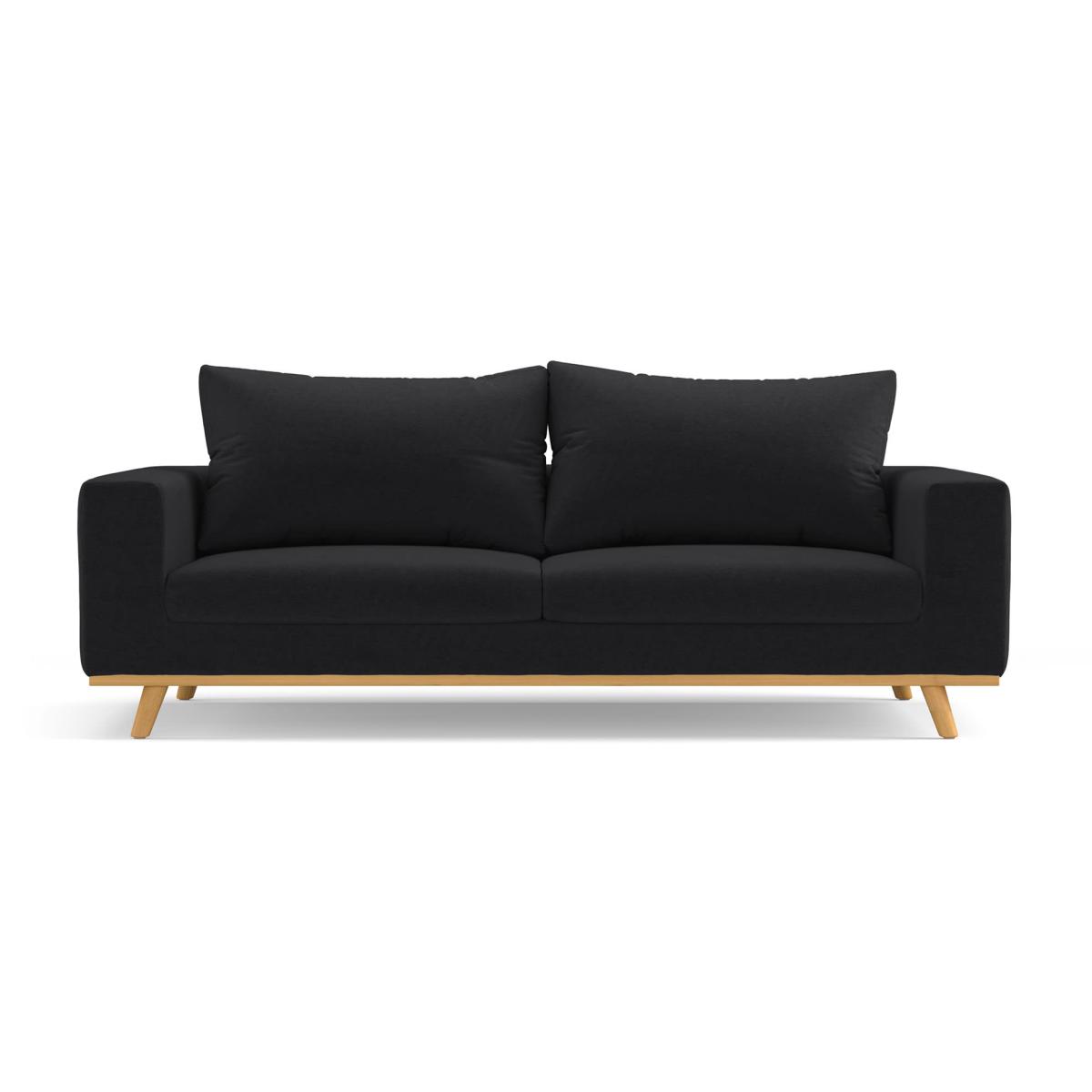 Olivia – 3 Seater Sofa - Matte Black – image 2