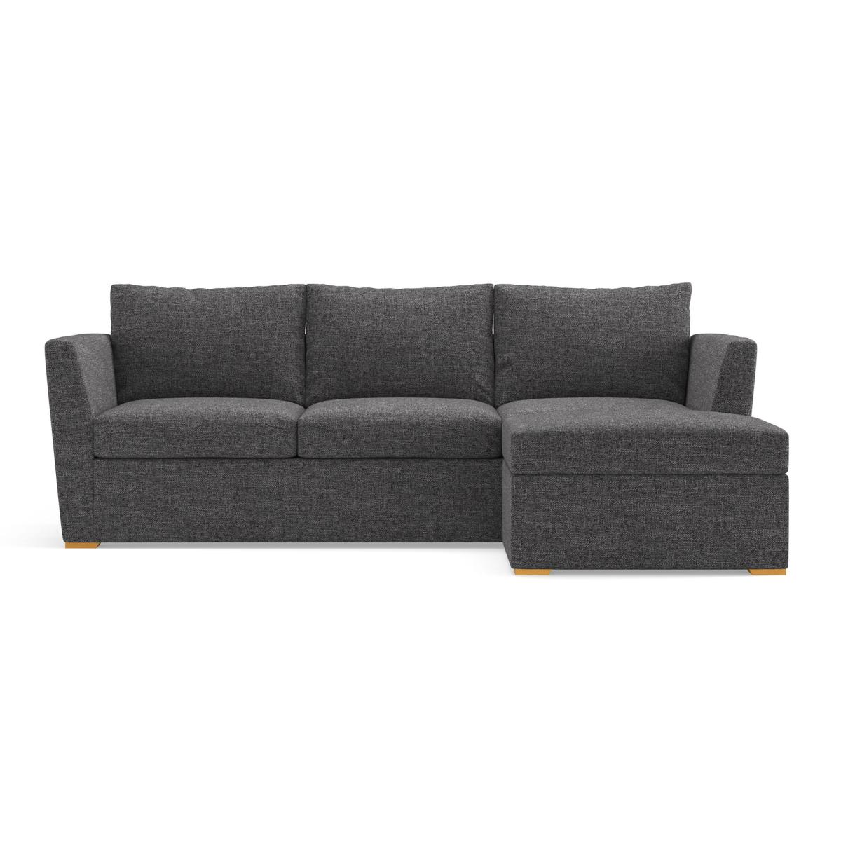 Evora – L Shaped Chaise Sofa - Right - Textured Dark Grey – image 2