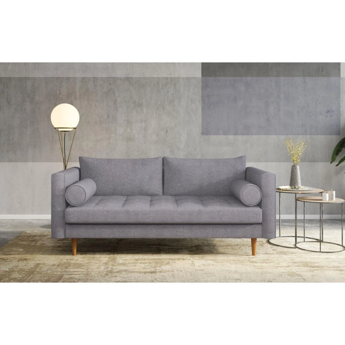 Ruben - 3 Seater Sofa - Soft Light Grey – image 1