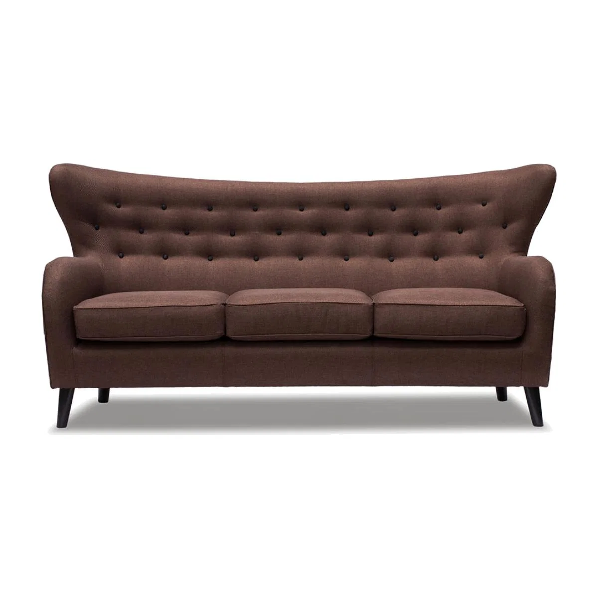 Wilfred - 3 Seater Sofa - Chocolate Brown – image 1