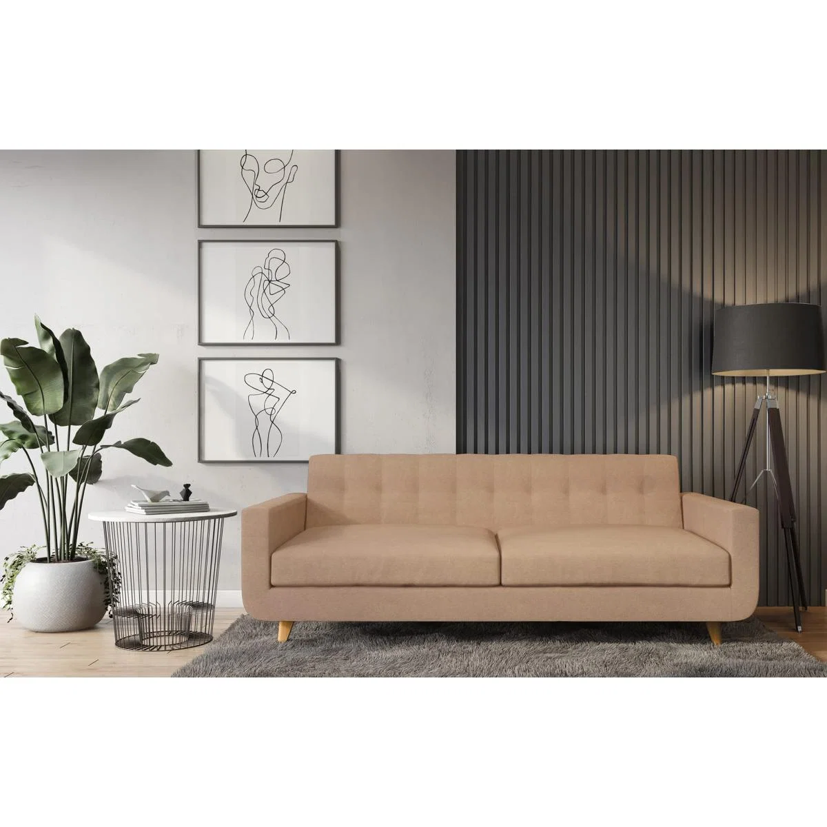 Guarda – 3 Seater Sofa - Beige – image 1