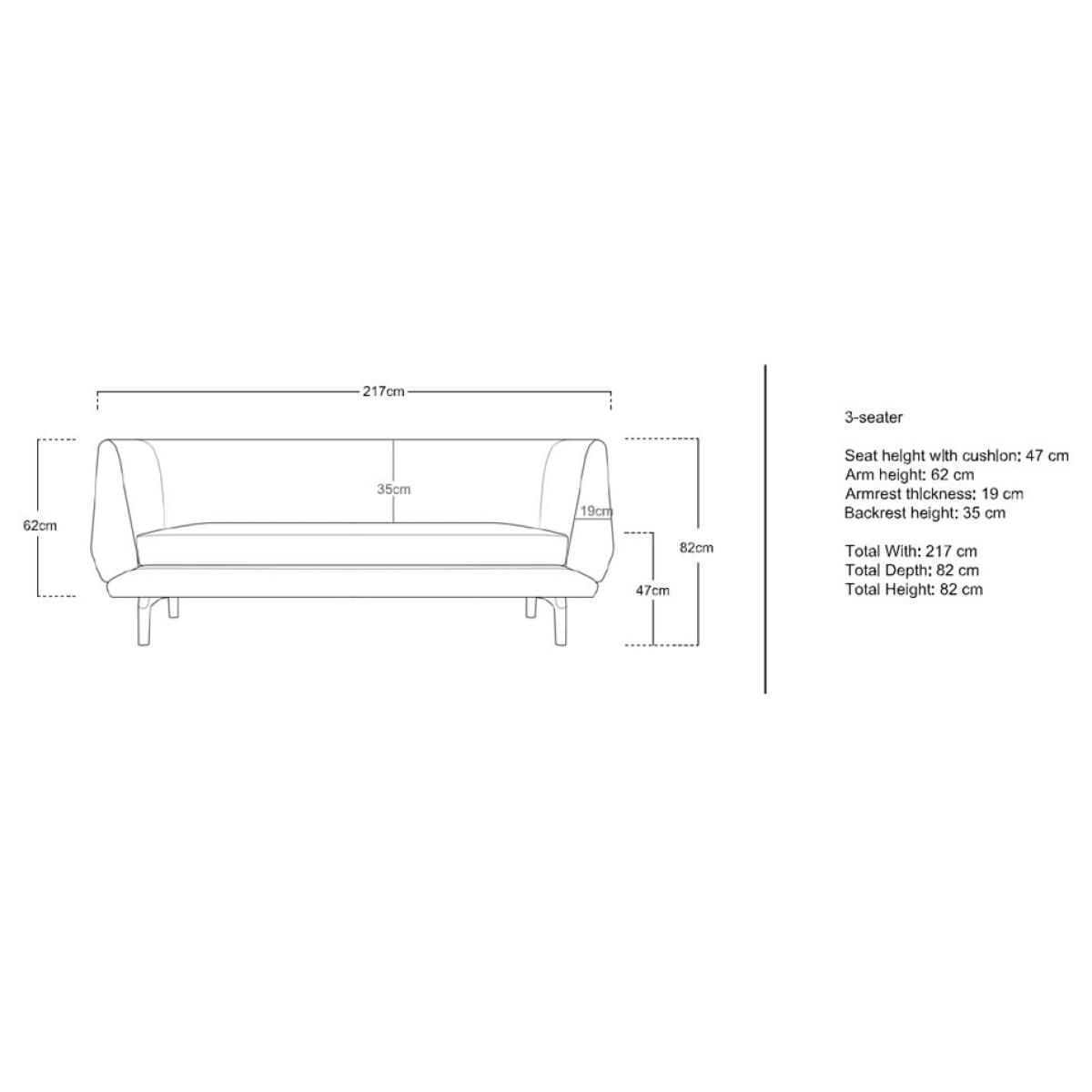 Dupla - 3 Seater Sofa - Grey – image 3