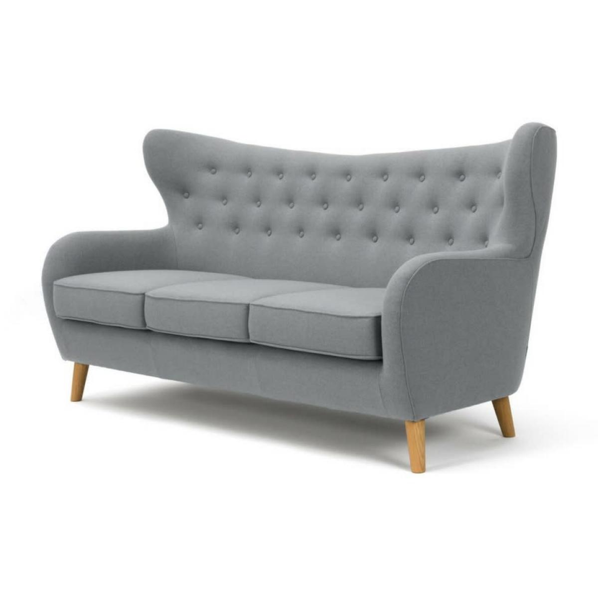 Wilfred - 3 Seater Sofa - Grey – image 2