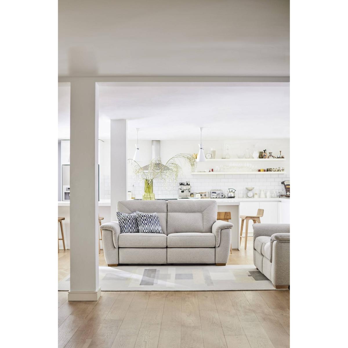 G Plan Elliot 3 Seater Fabric Double Electric Recliner With USB – image 2