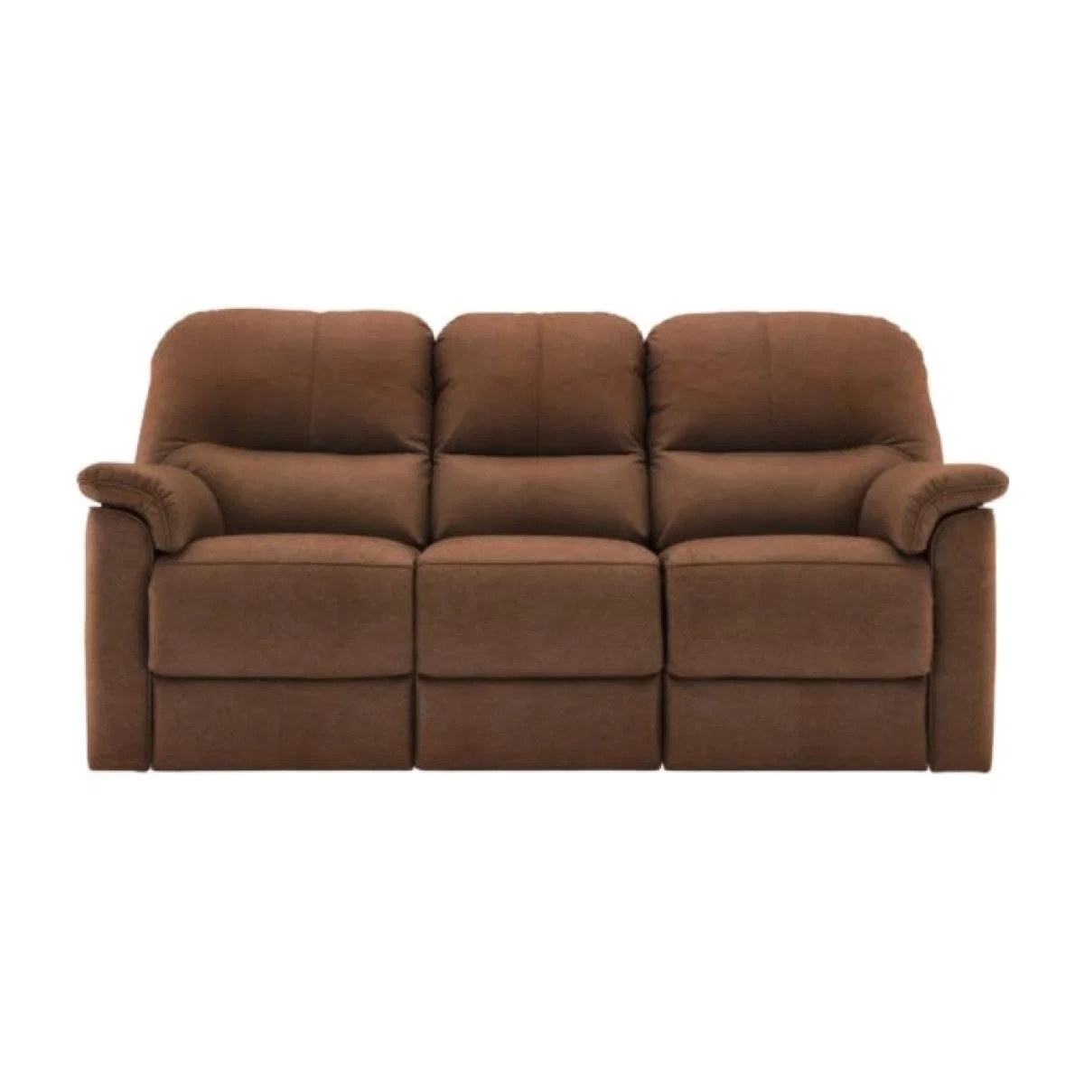 G Plan Chadwick Leather 3 Seater Manual Double Recliner – image 1