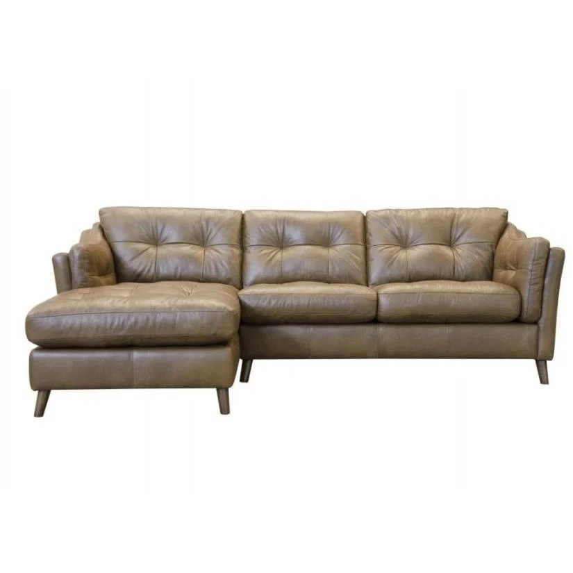 Alexander & James Alexander and James Saddler Chaise 3 Seater Sofa - Tote Leather - Lhf – image 3