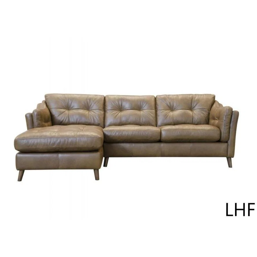 Alexander & James Alexander and James Saddler Chaise 3 Seater Sofa - Fabric Grade B - Lhf, Leather – image 4