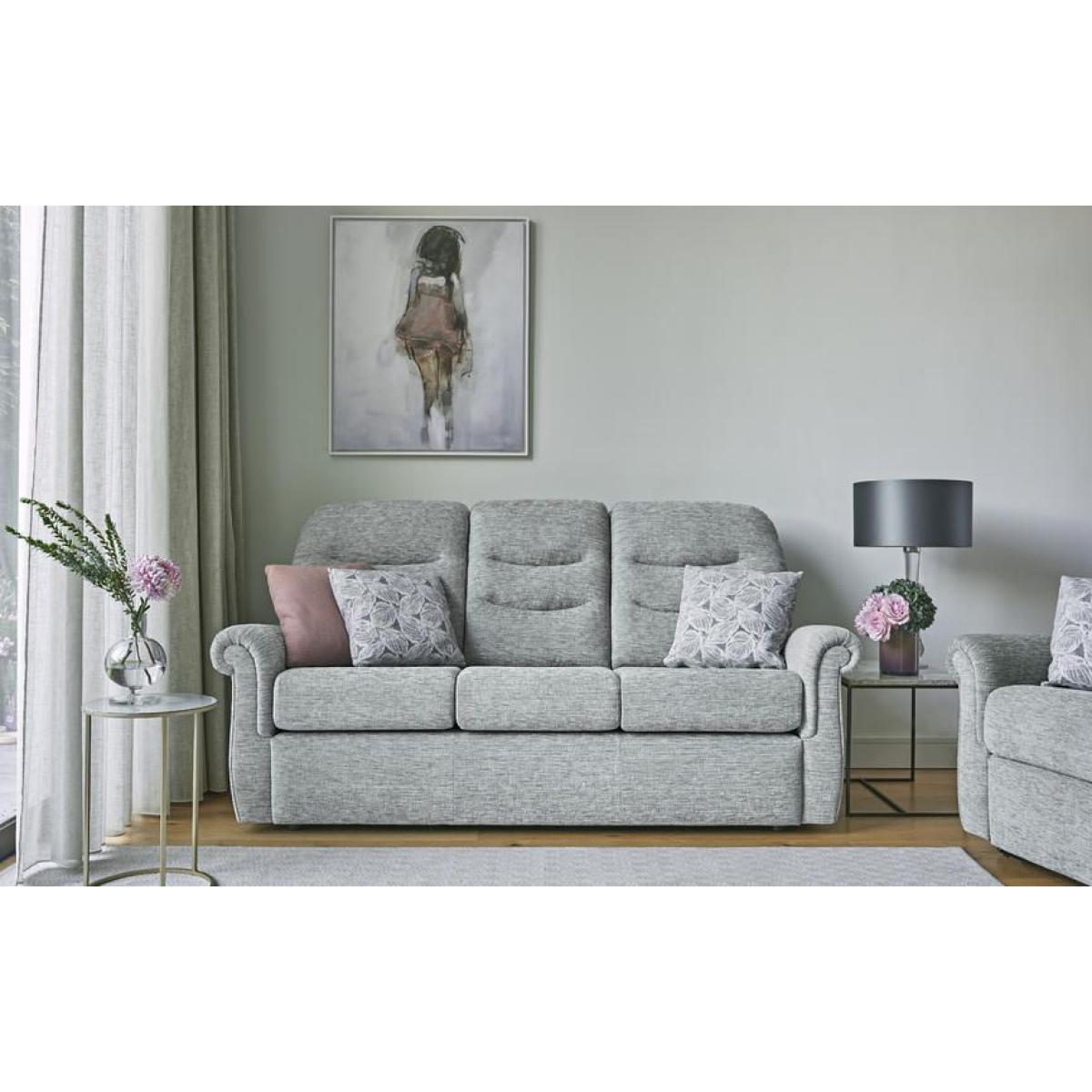 G Plan Holmes Fabric 3 Seater Manual Recliner Double – image 3