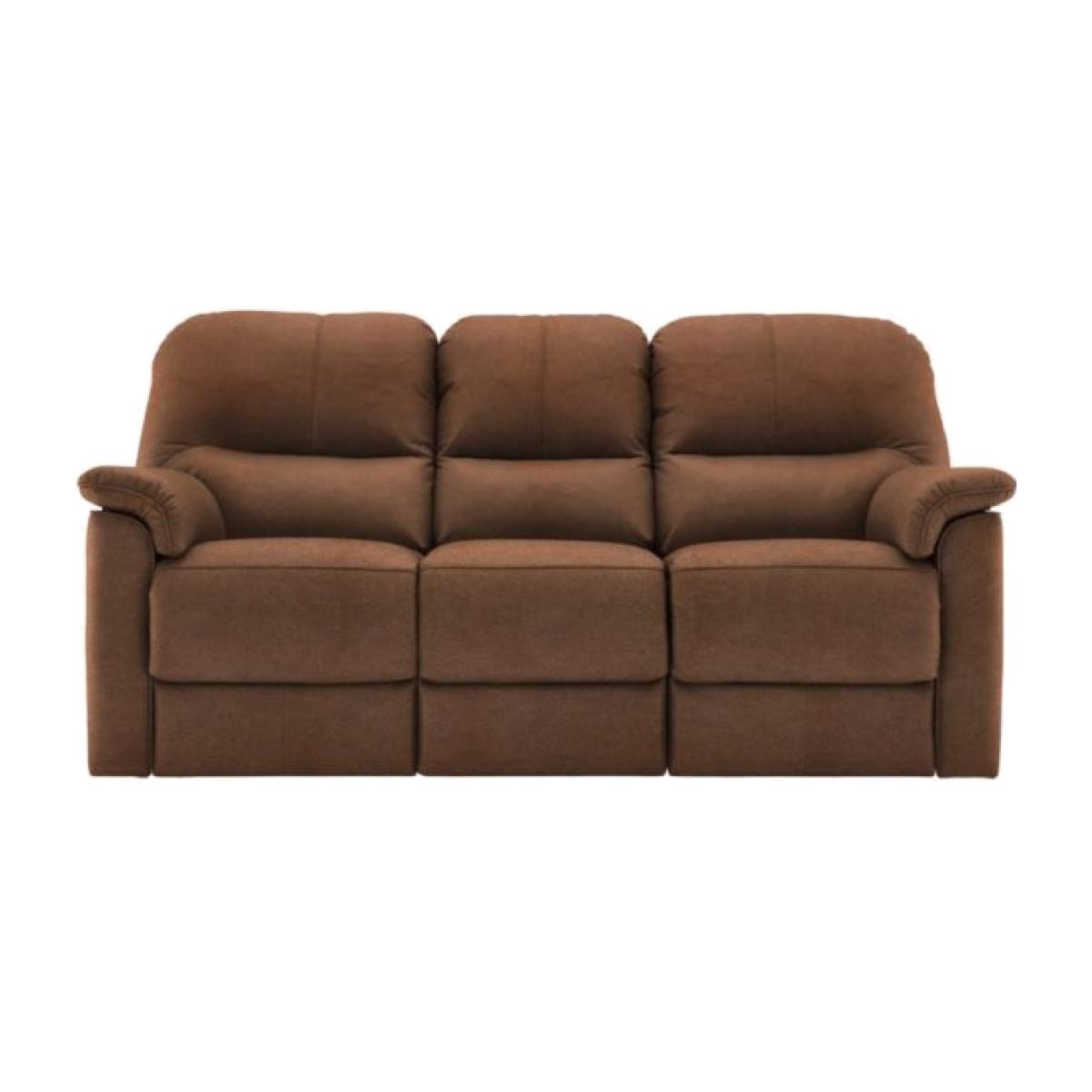 G Plan Chadwick Leather 3 Seater Manual Left Hand Facing Recliner – image 1