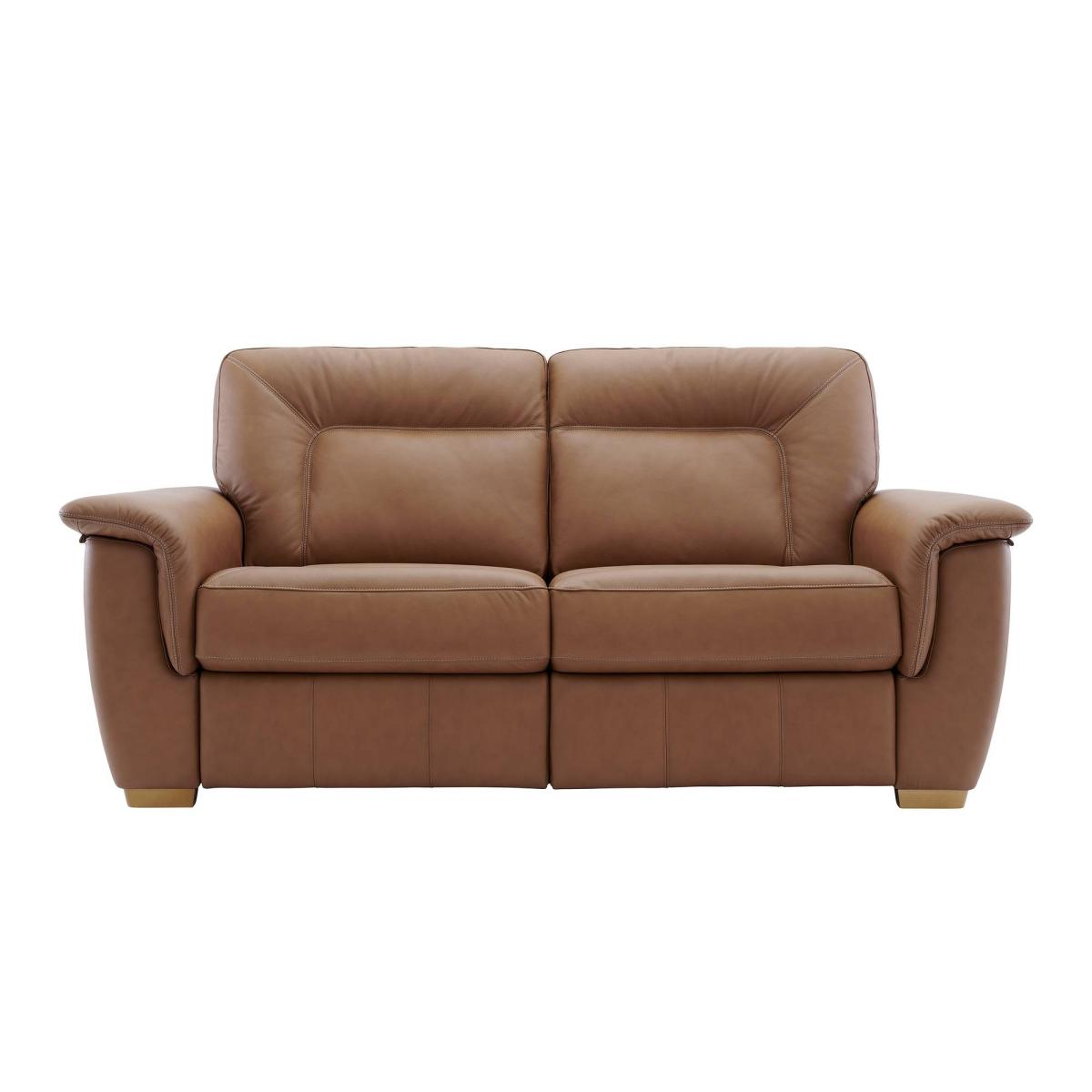 G Plan Elliot 3 Seater Leather Manual Double Recliner – image 4