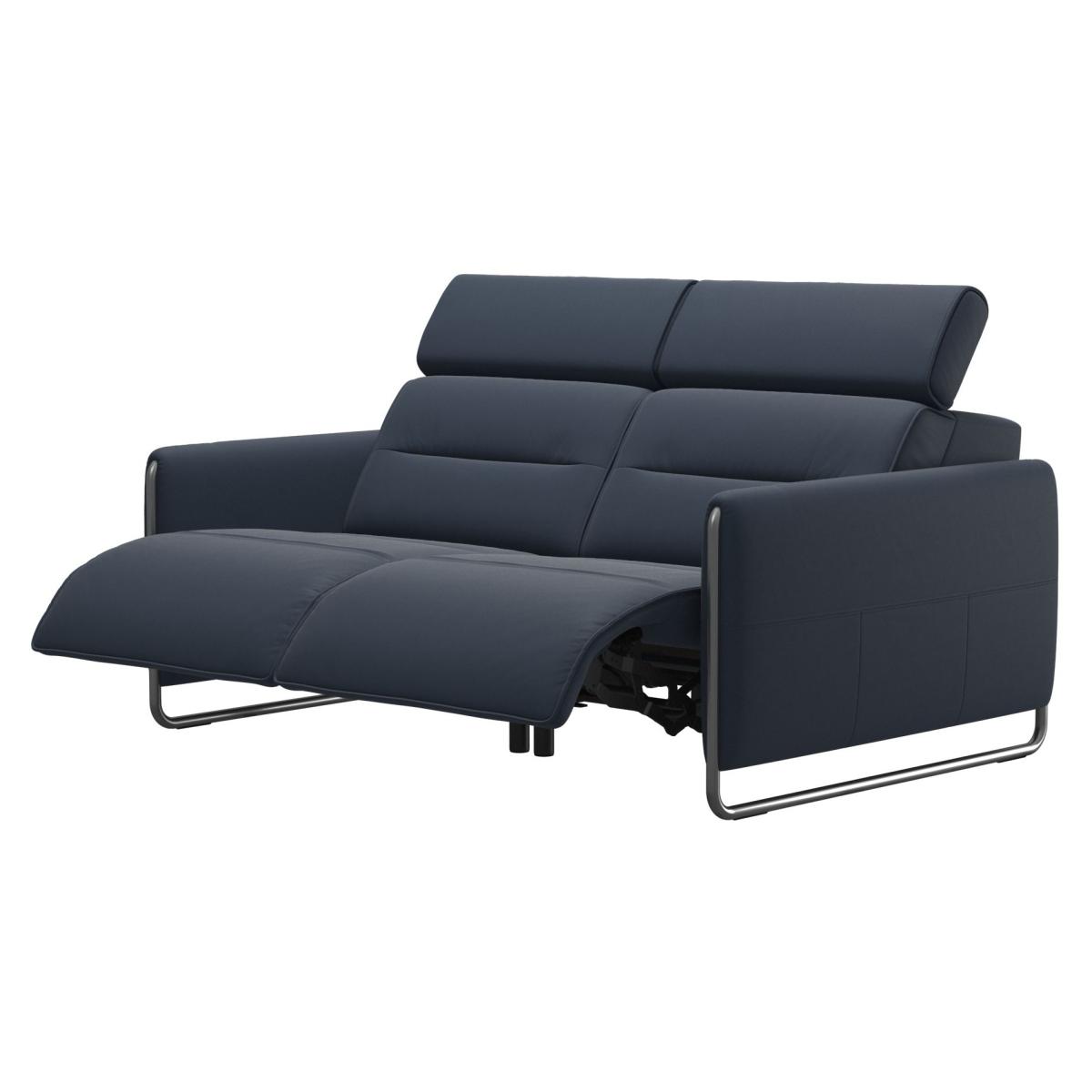 Stressless Emily Power Recliner Sofa With Steel Arms - 3 Seater - Batick Leather – image 3