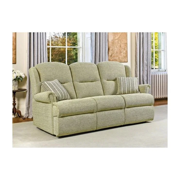 Sherborne Malvern Small 3 Seater Fabric Fixed Sofa – image 1