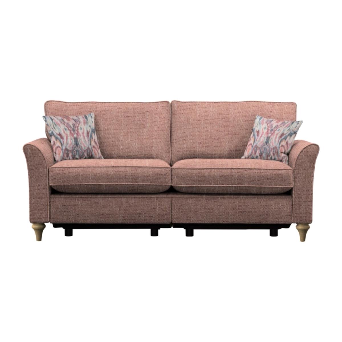 Parker Knoll Hazel Plain Back Grand 3 Seater Sofa With Power Footrest - Fabric Grade A – image 1