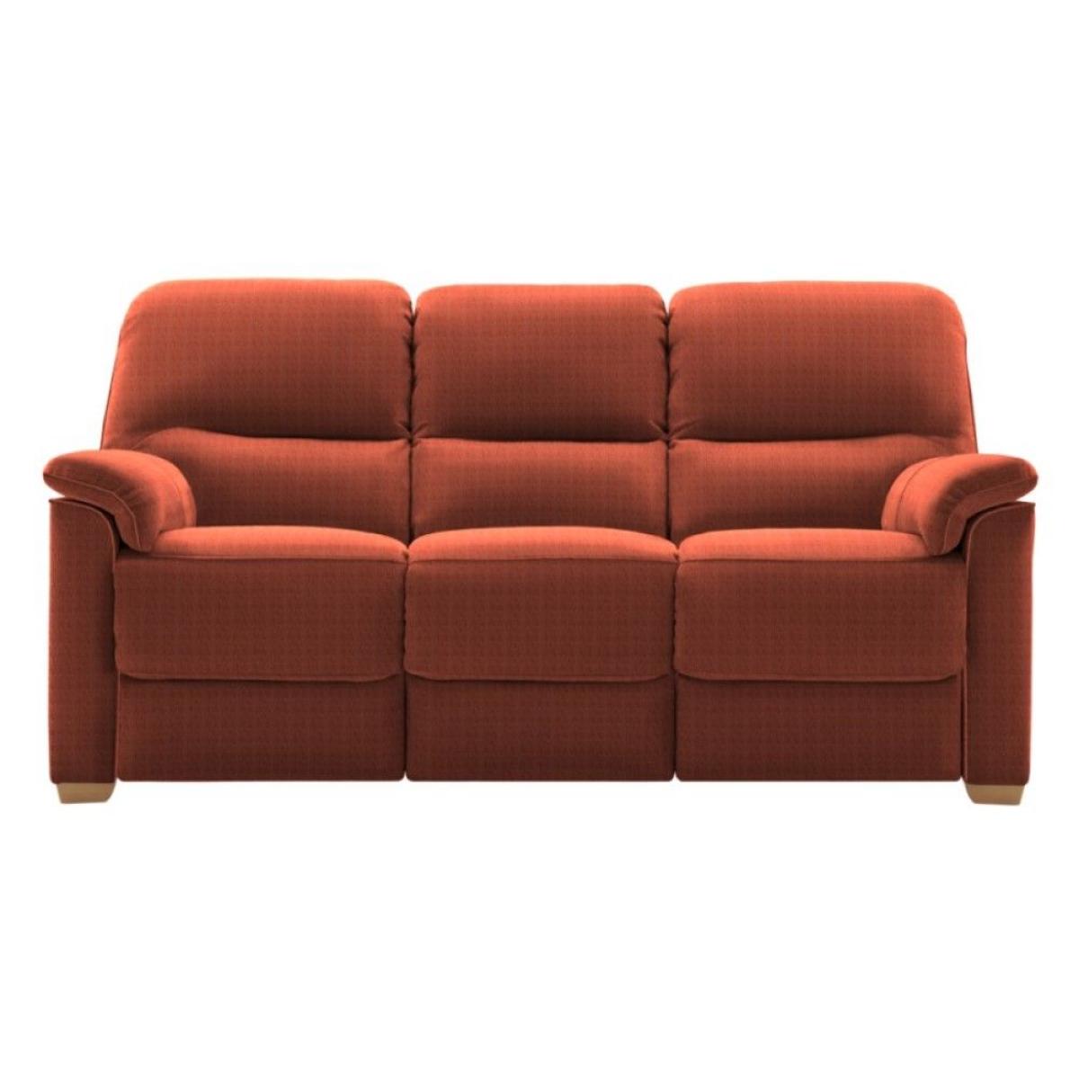 G Plan Chadwick Fabric 3 Seater With Show Wood Fabric – image 2